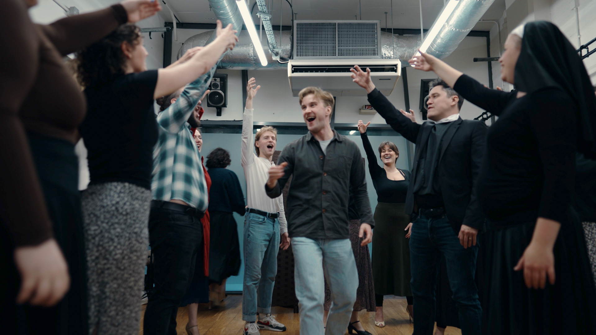 Joyful ensemble performance